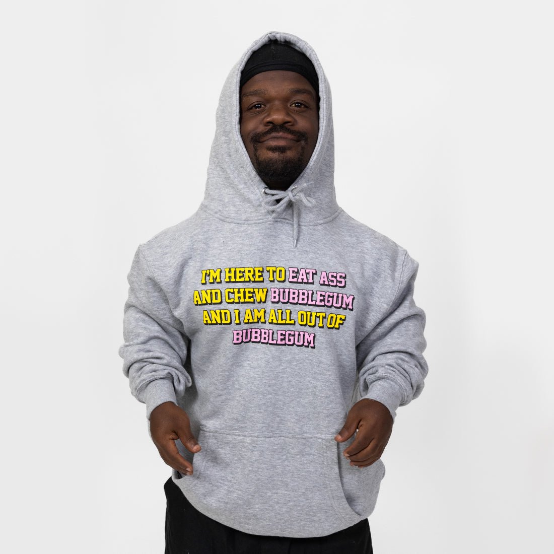 Chew Bubblegum Grey Hoodie – Danny Duncan