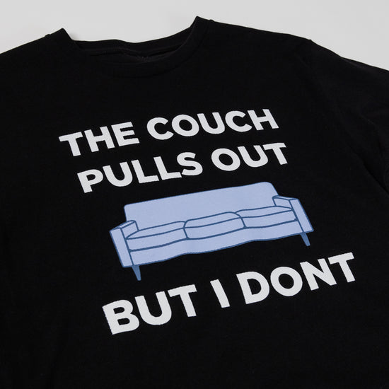 Load image into Gallery viewer, Pull Out Couch Black Tee
