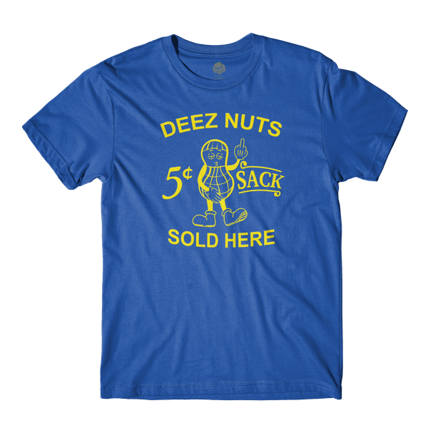 Deez Nuts Blue Tee - Danny Duncan
