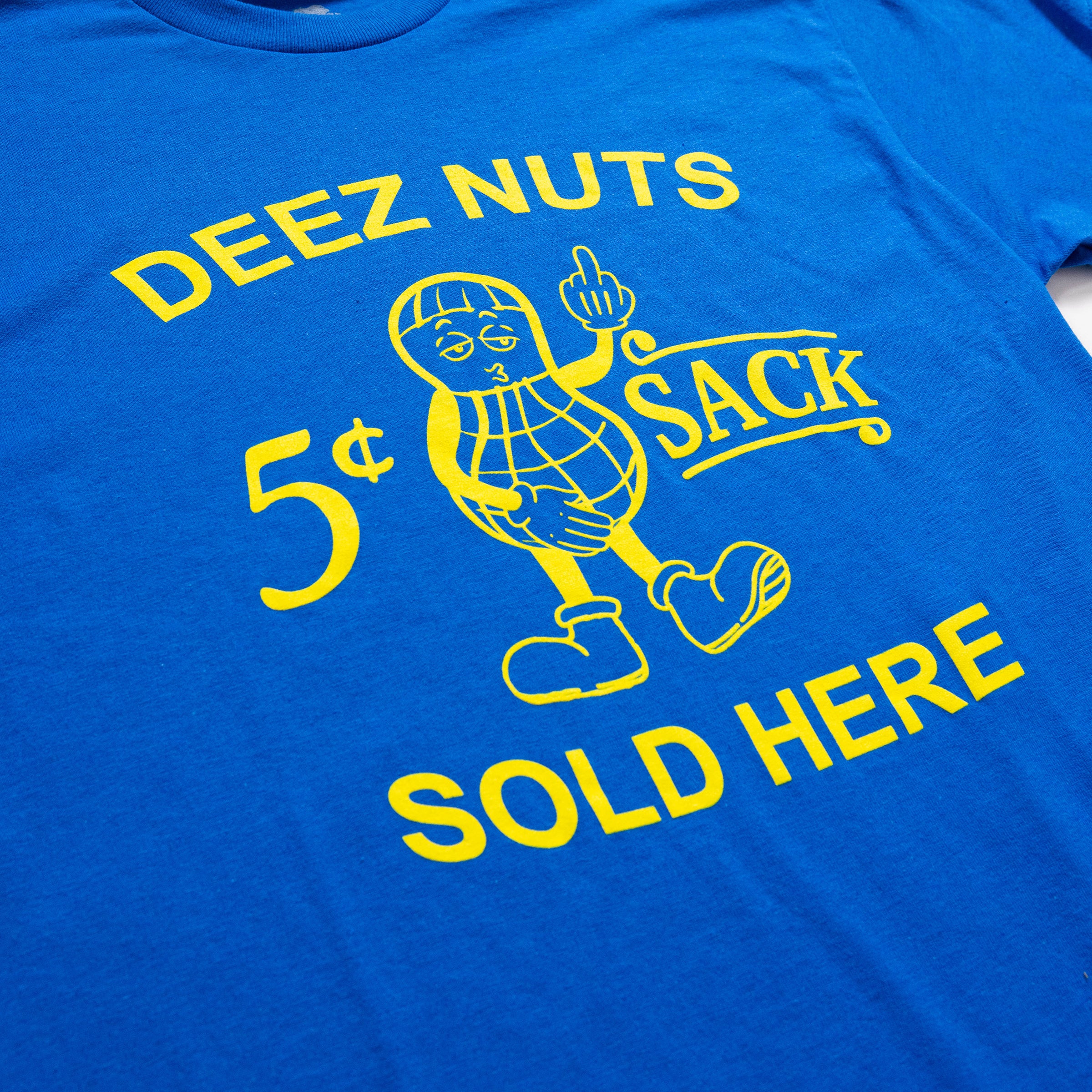 Deez Nuts Blue Tee