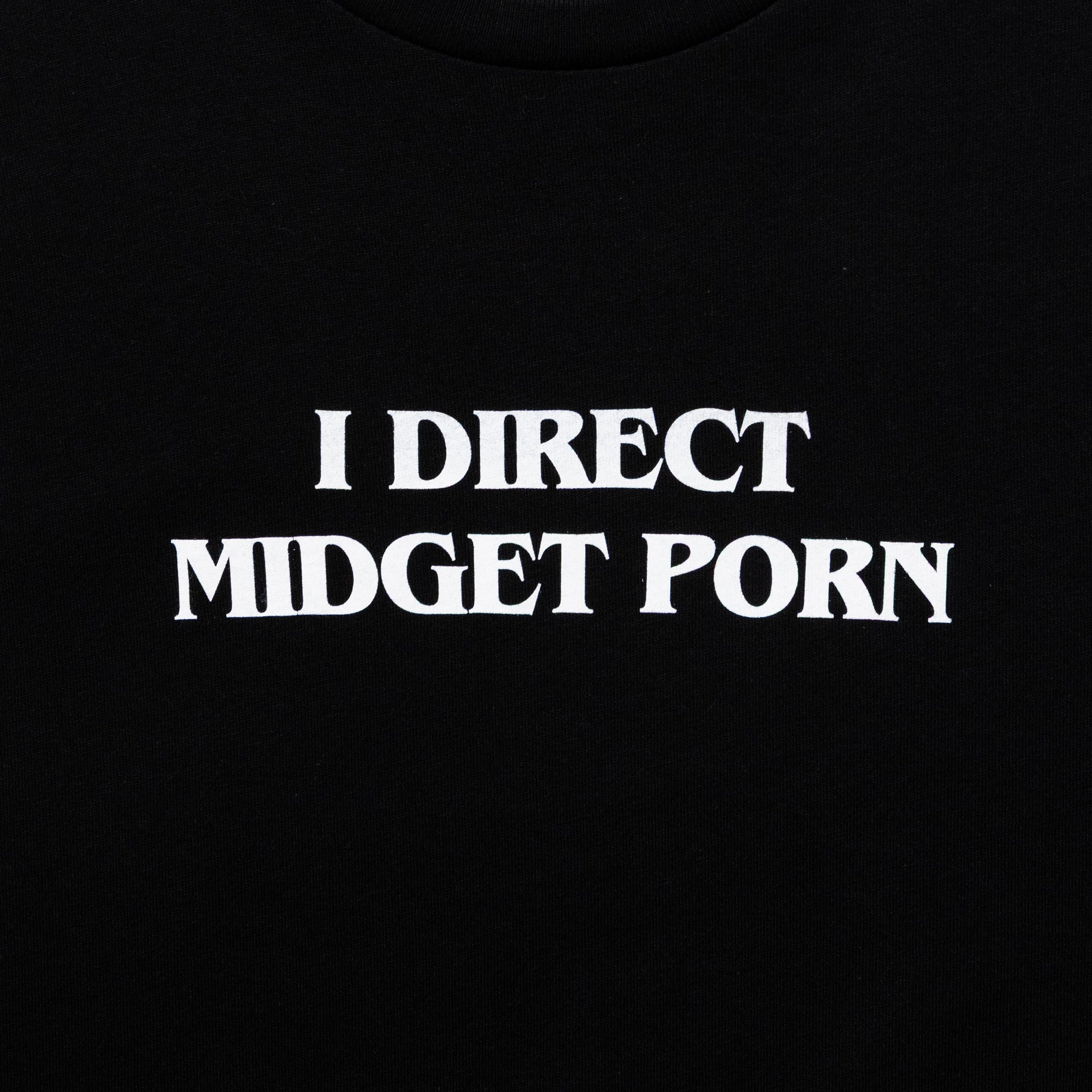 I Direct Midget Porn Black Tee