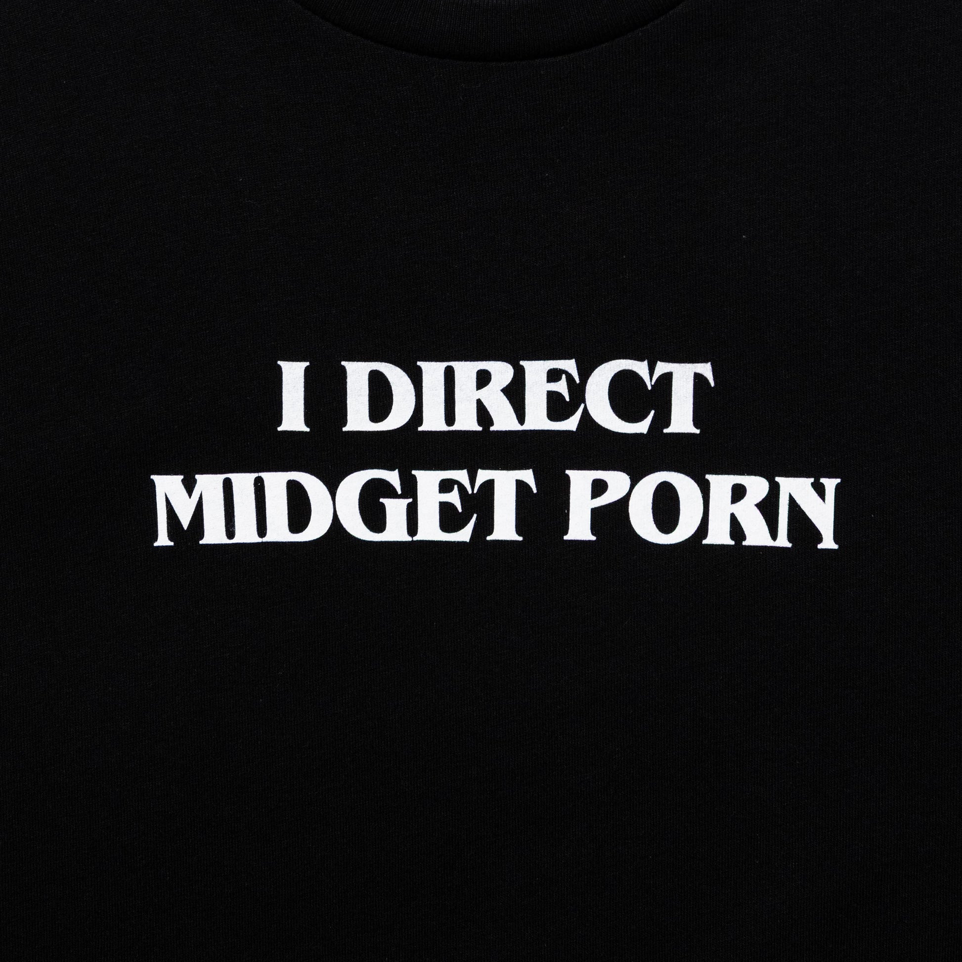 I Direct Midget Porn Black Tee