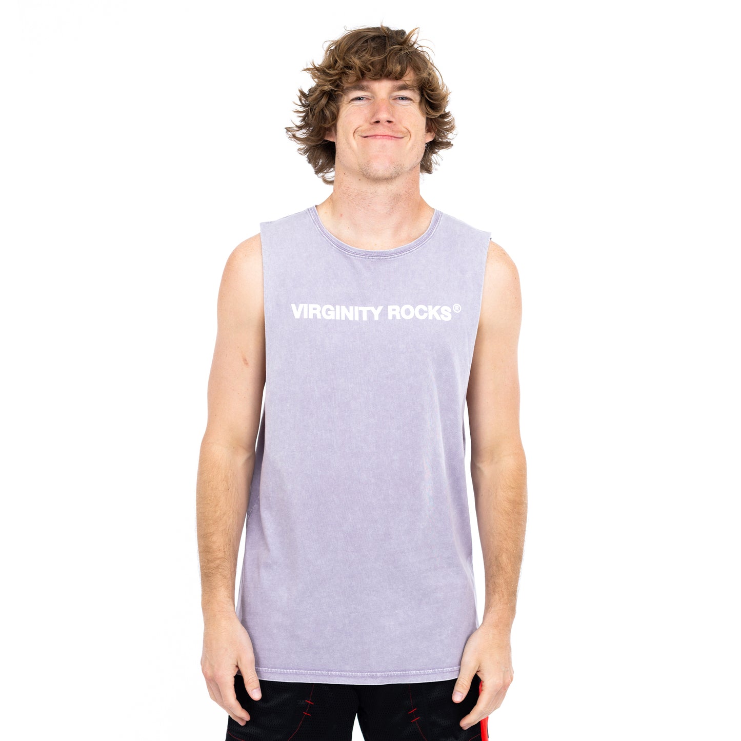 Virginity Rocks Registered Orchid Sleeveless Tank