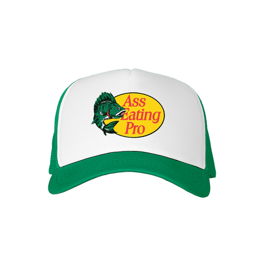 Ass Eating Pro Green Trucker Hat