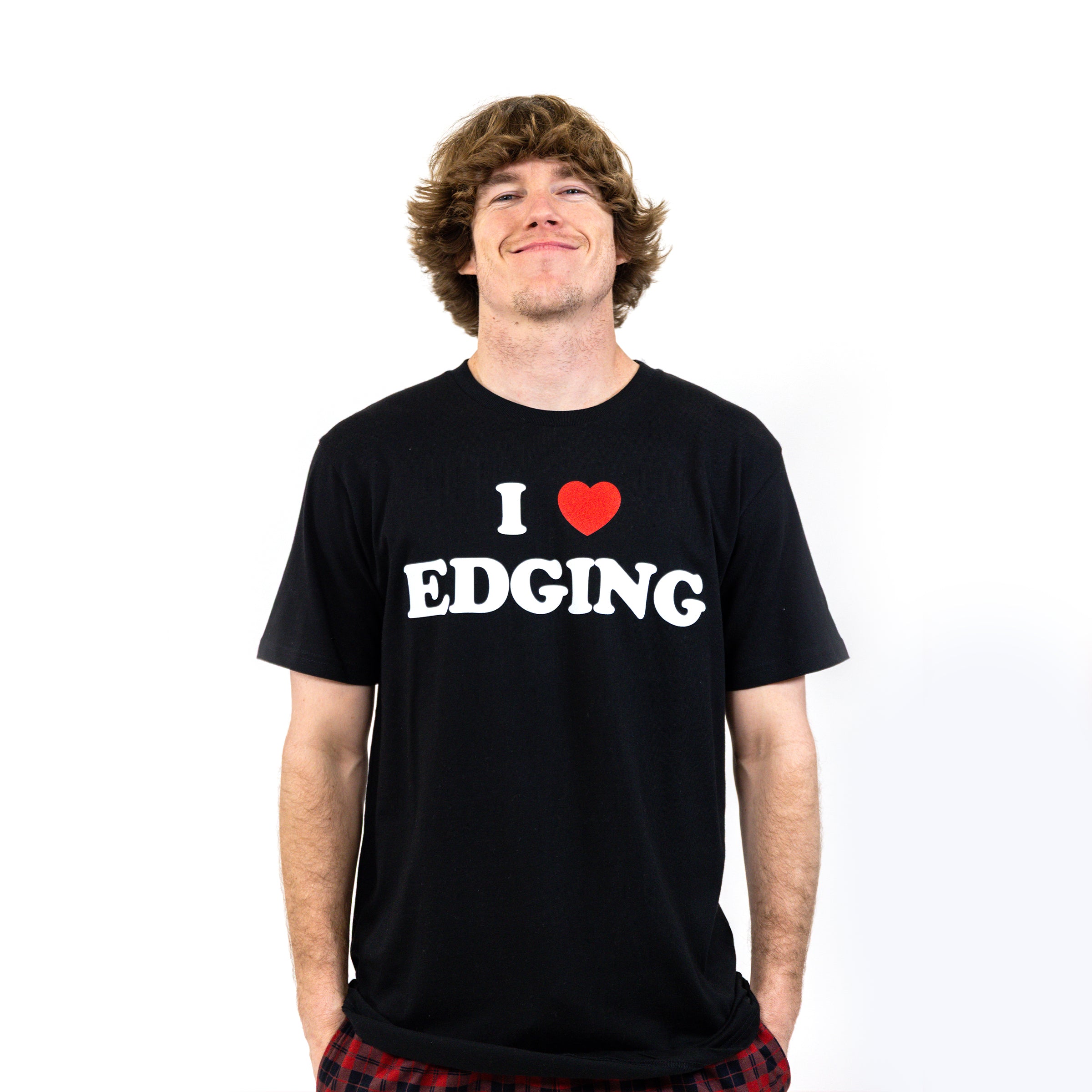 I Heart Edging Black Tee