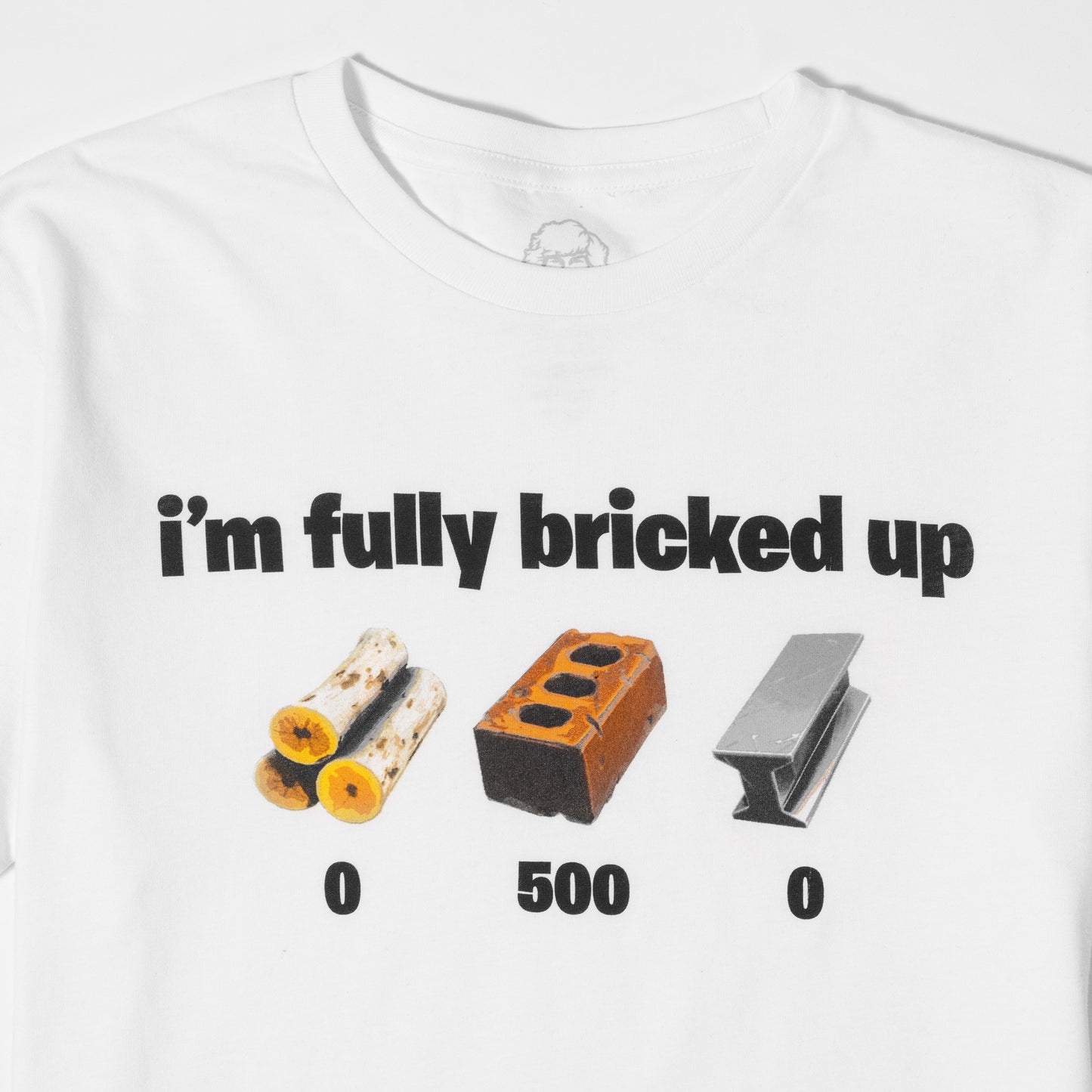 Bricked Up White Tee