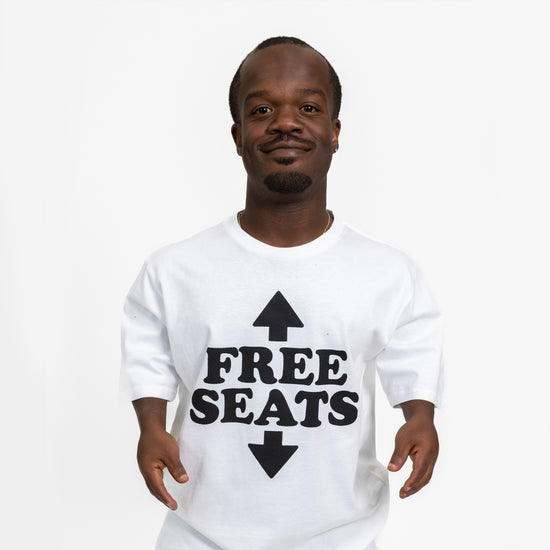 Free Seats White Tee