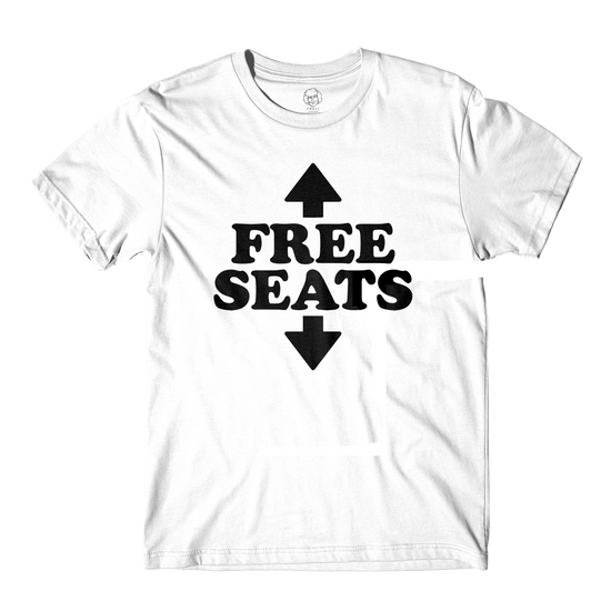 Free Seats White Tee