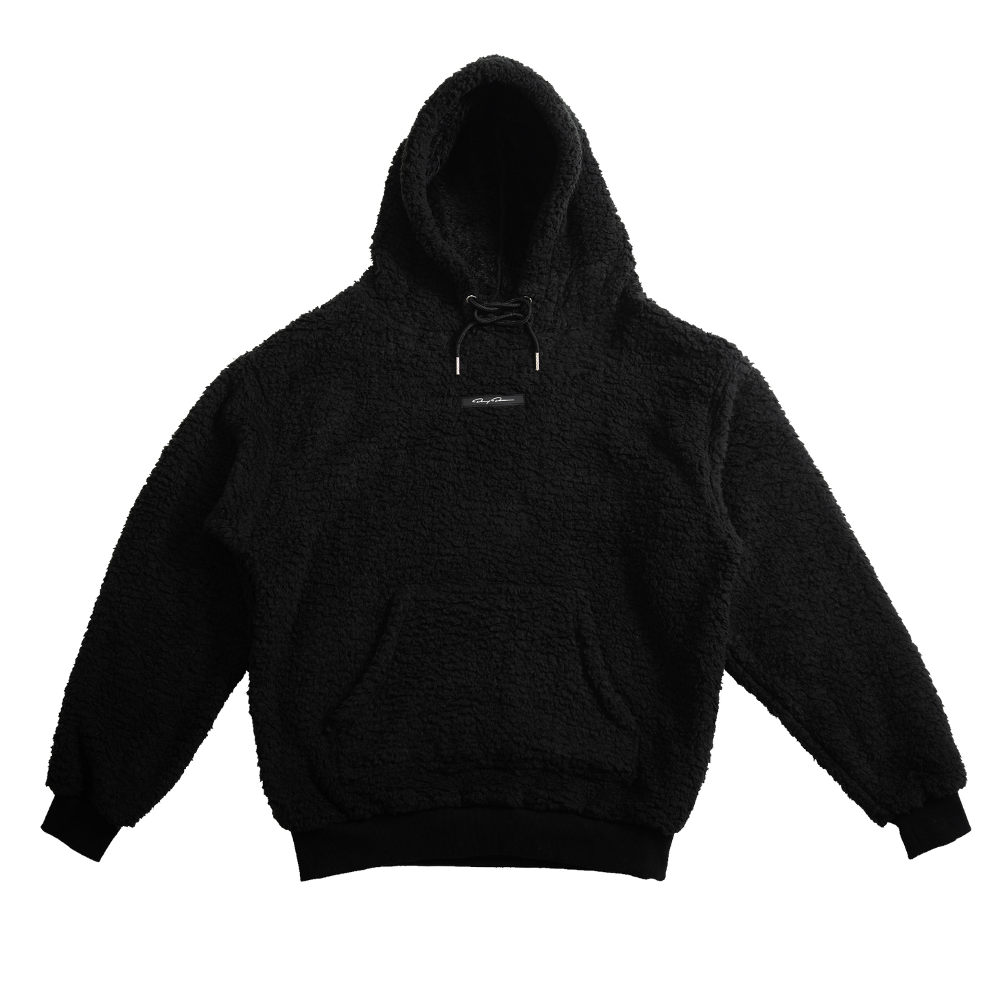 Signature Black Sherpa Hoodie