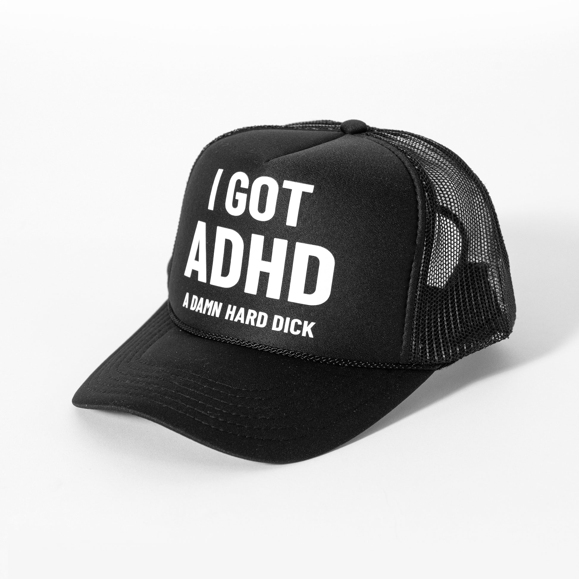 I Got ADHD Black Mesh Hat