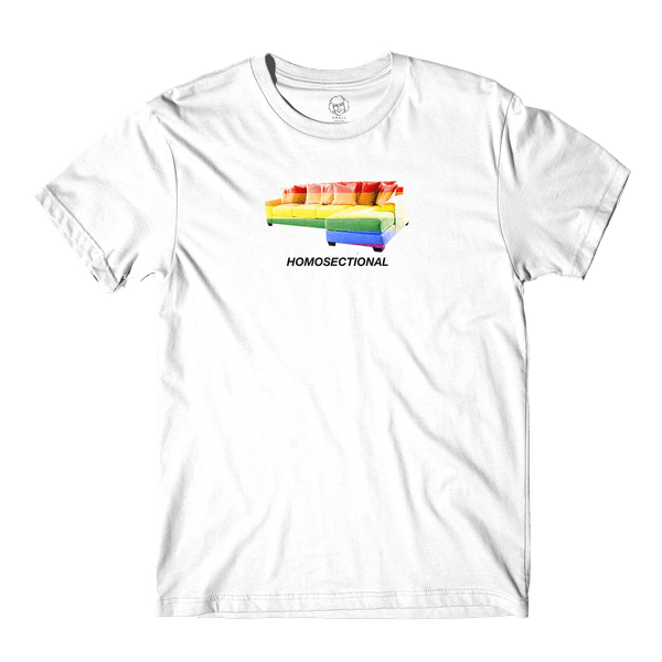 Homosectional White Tee – Danny Duncan