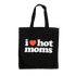 I Heart Hot Moms Black Tote Bag - Danny Duncan