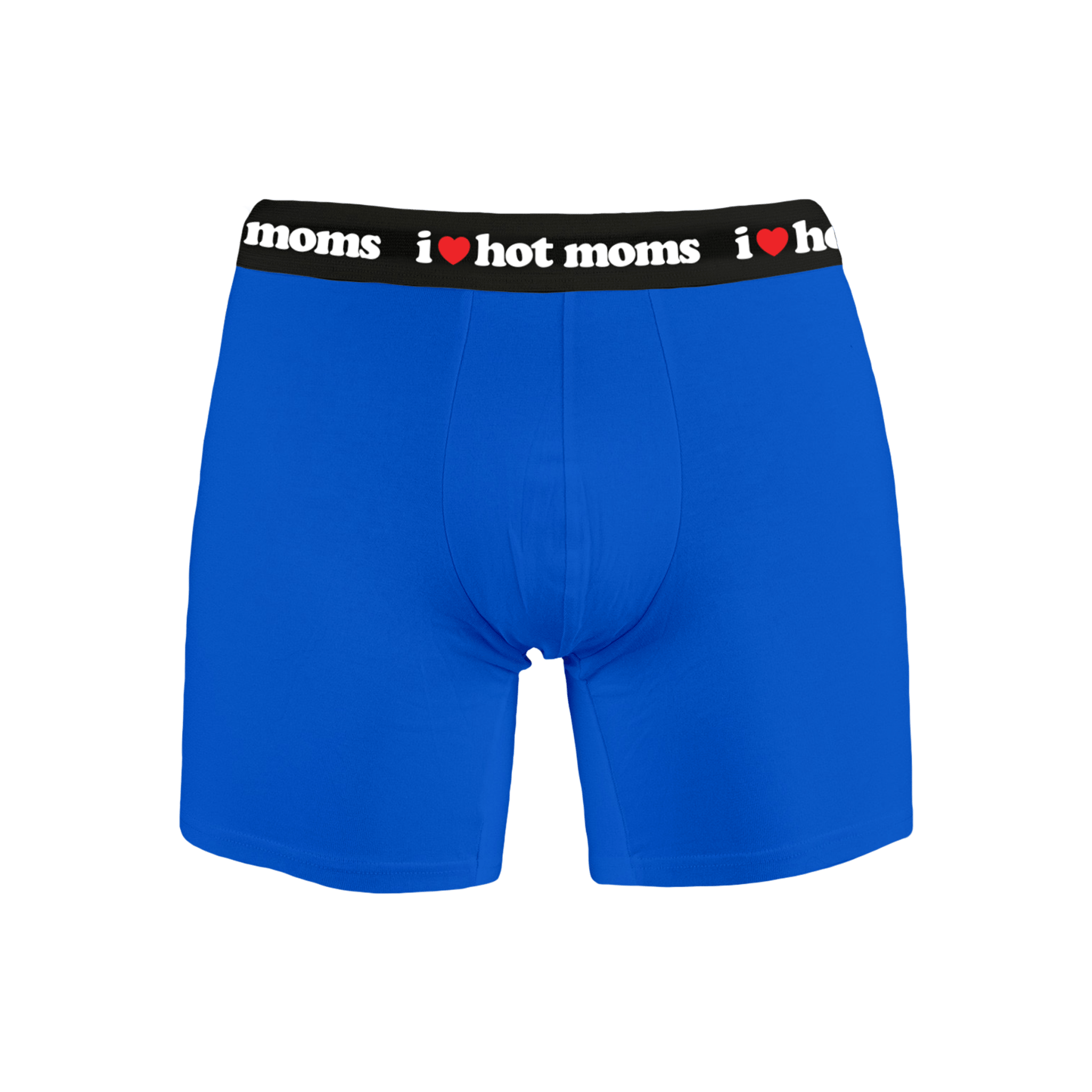 I Heart Hot Moms Blue Boxers - Danny Duncan