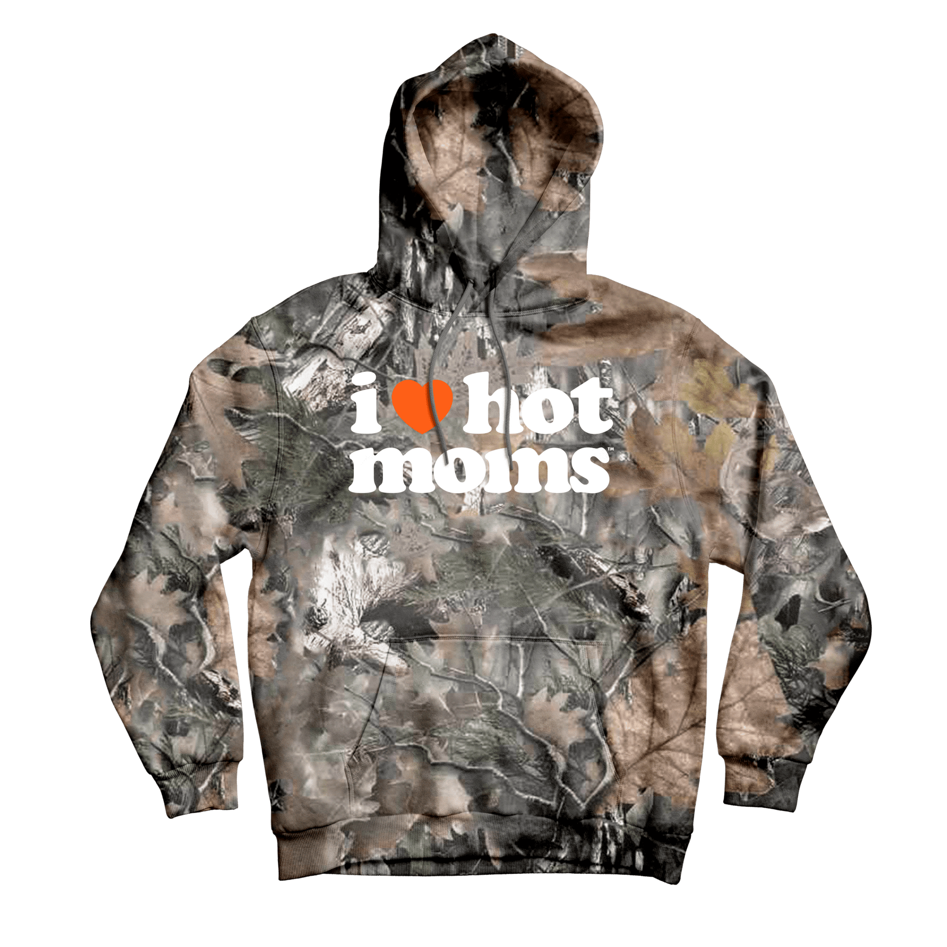 I Heart Hot Moms Camo Hoodie - Danny Duncan