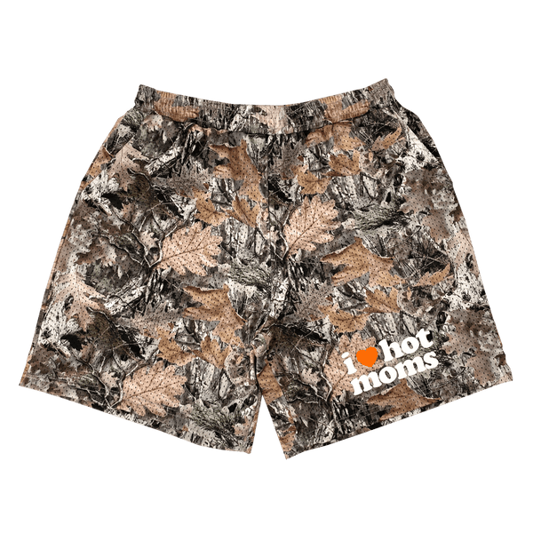 I Heart Hot Moms Camo Mesh Shorts – Danny Duncan