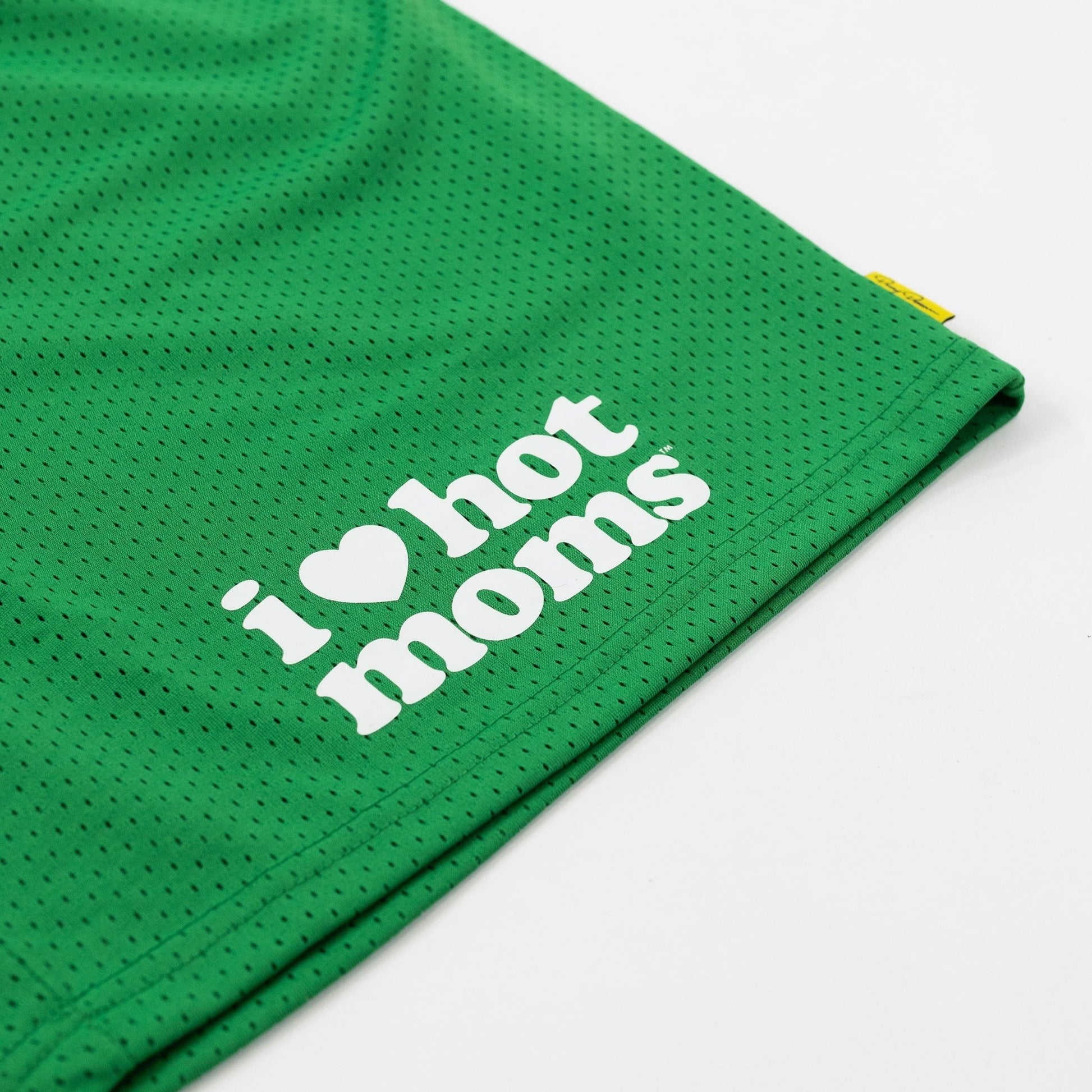 I Heart Hot Moms Green Mesh Shorts - Danny Duncan