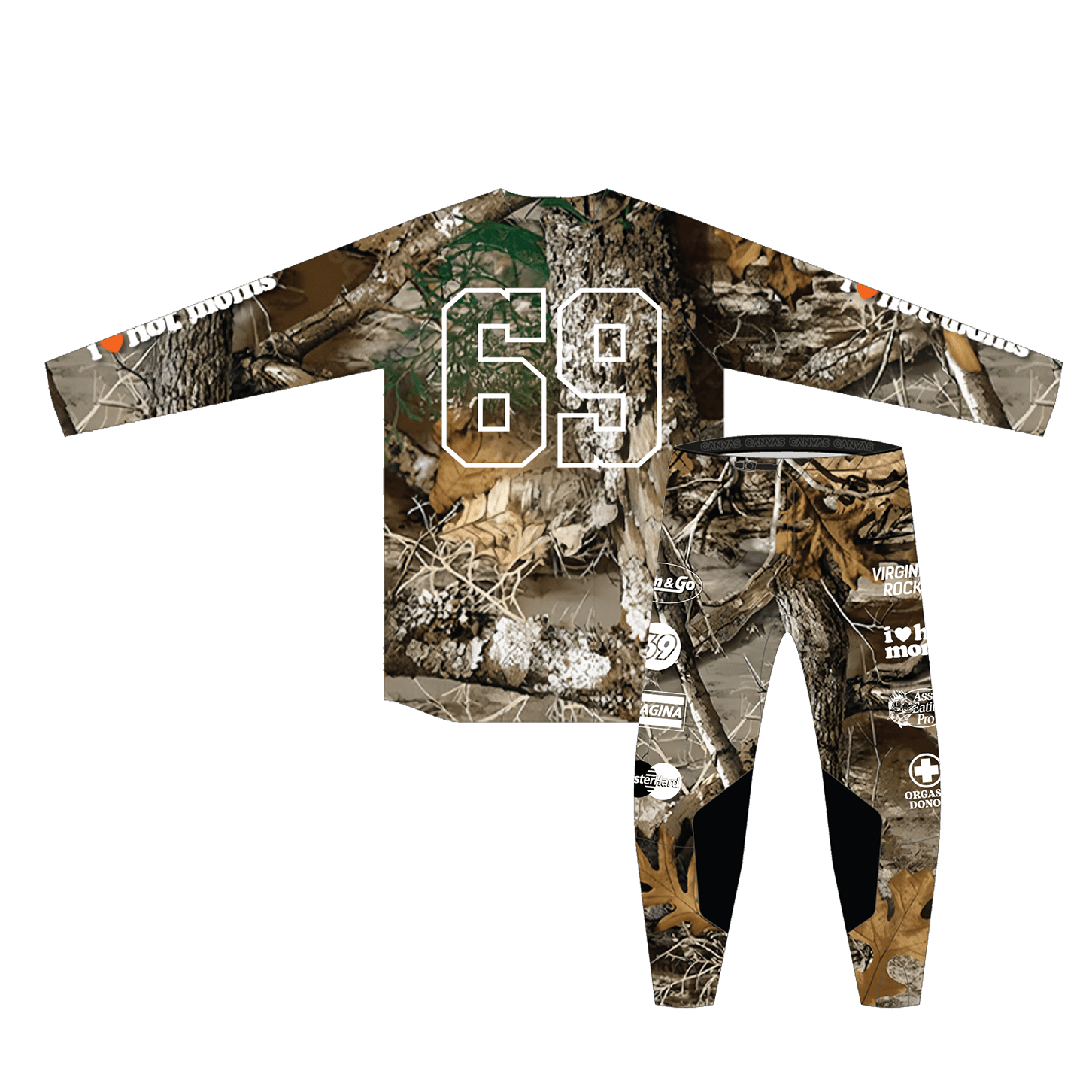 I Heart Hot Moms Motocross Jersey Set - Danny Duncan