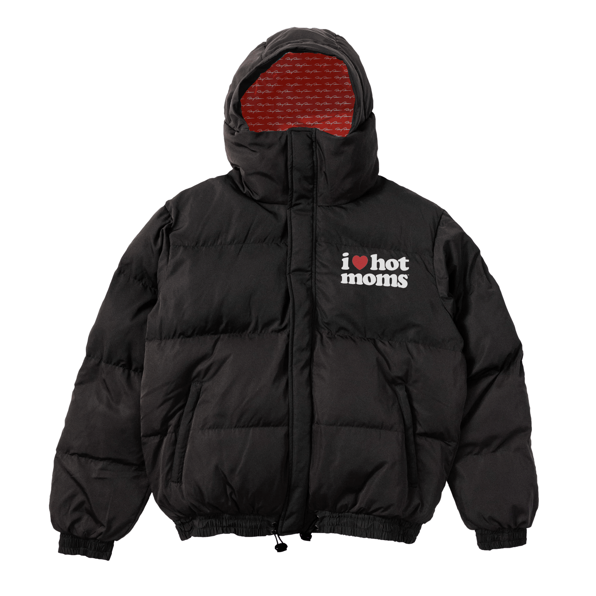 I Heart Hot Moms Puffer Jacket - Danny Duncan