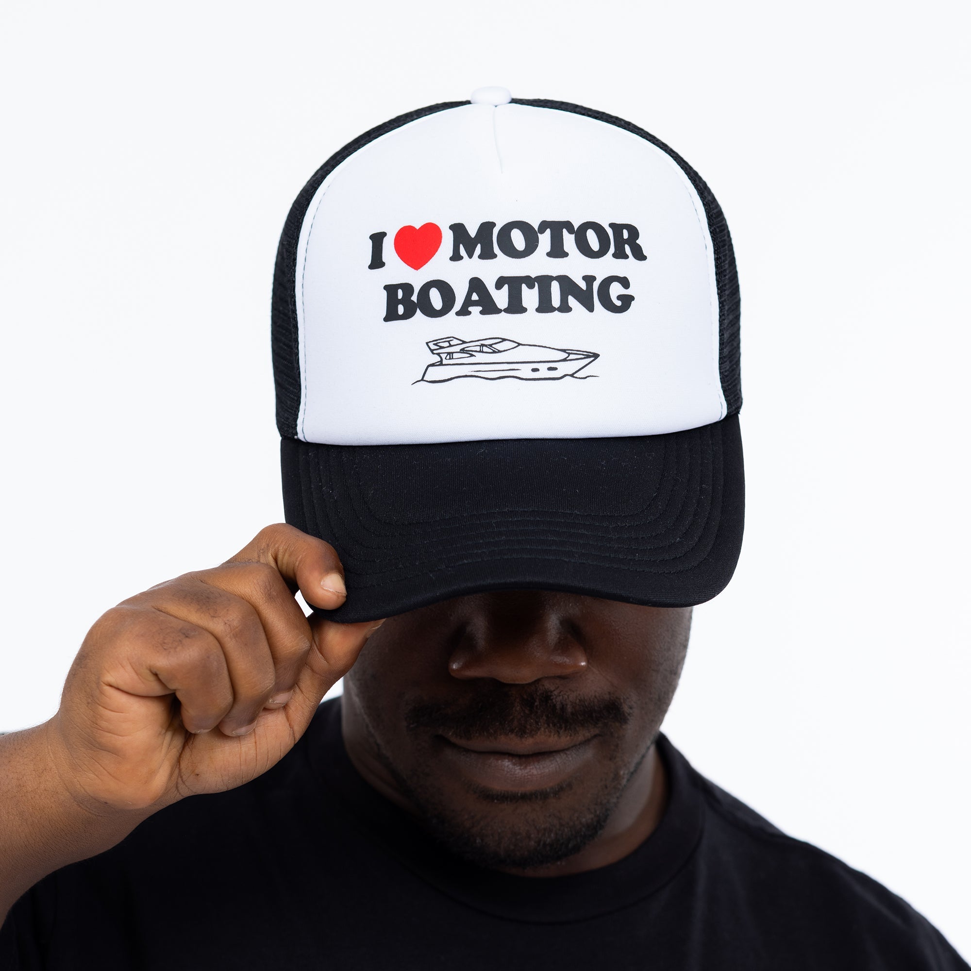 I Heart Motor Boating Trucker Hat - Danny Duncan