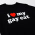 I Heart My Cat Black Tee - Danny Duncan