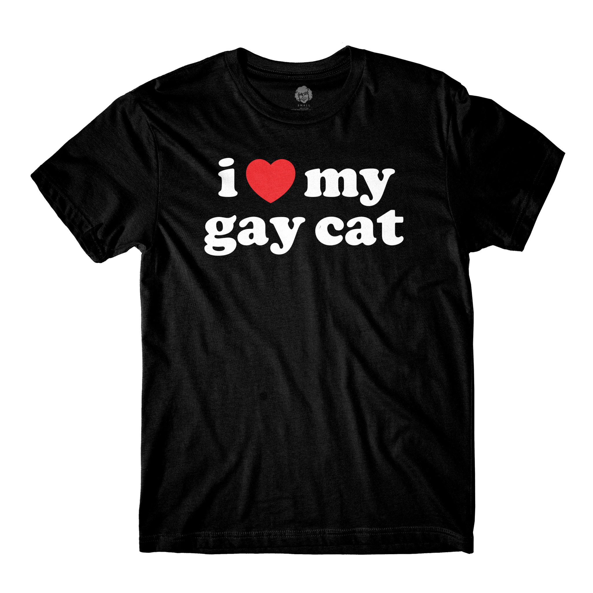 I Heart My Cat Black Tee - Danny Duncan
