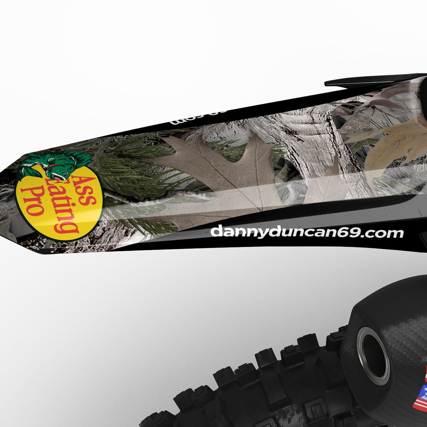 KAWASAKI - Danny Duncan Ass Eating Pro Dirt Bike Decals - Danny Duncan