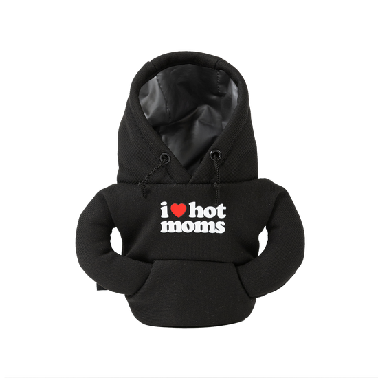 I Heart Hot Moms Hoodie Koozie