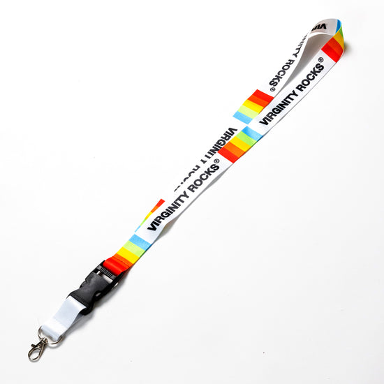 Virginity Rocks Registered Tape Lanyard