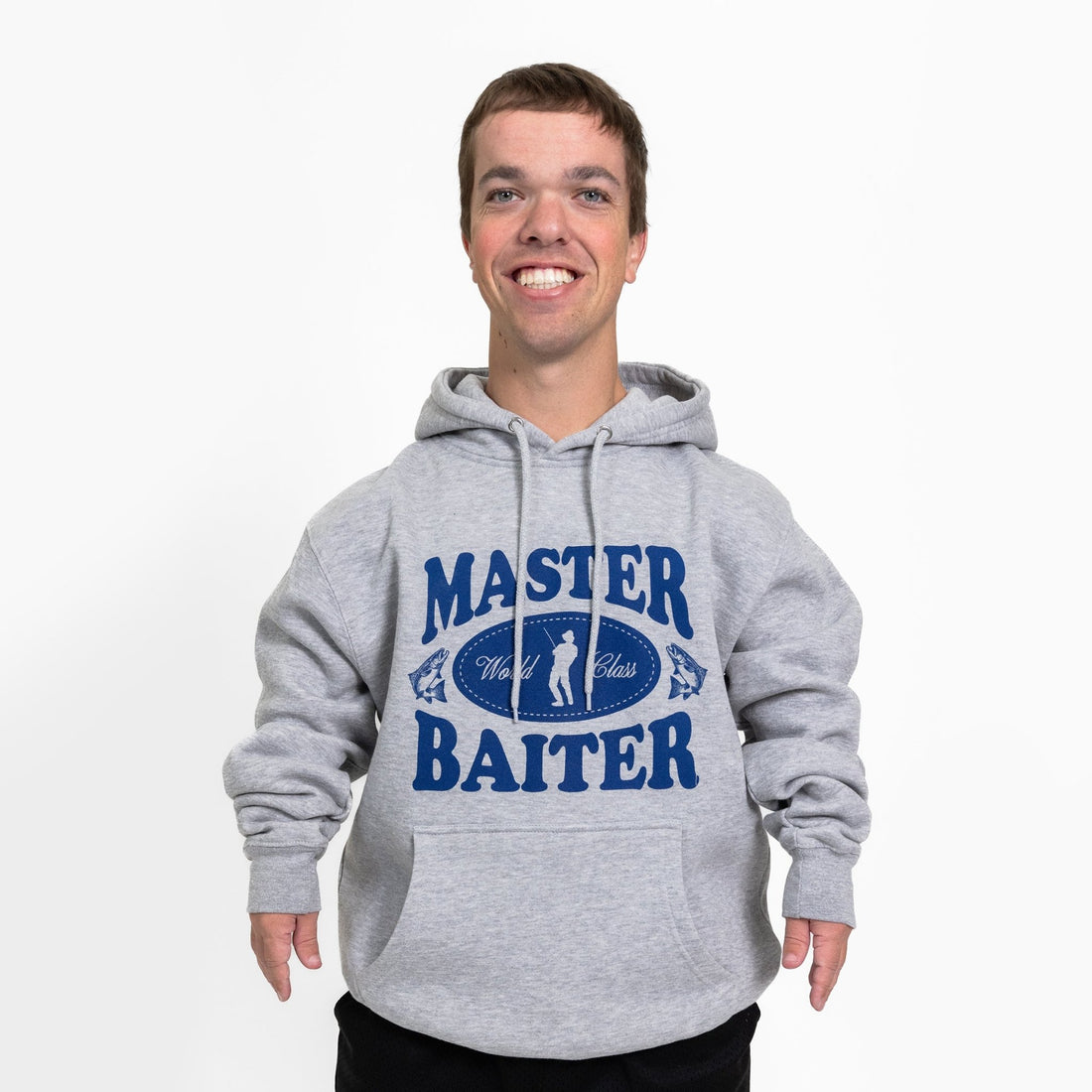 Master Baiter Grey Hoodie – Danny Duncan