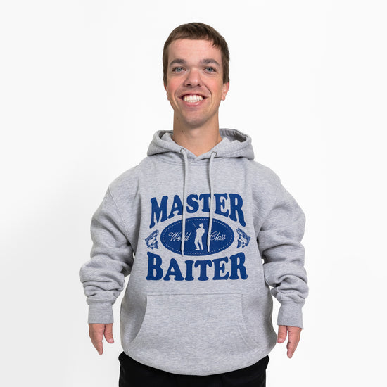 Load image into Gallery viewer, Master Baiter Grey Hoodie
