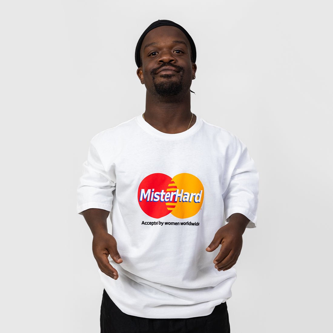 Mister Hard White Tee - Danny Duncan