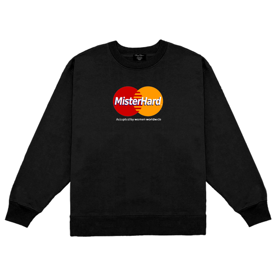 Mister Hard Black Crewneck