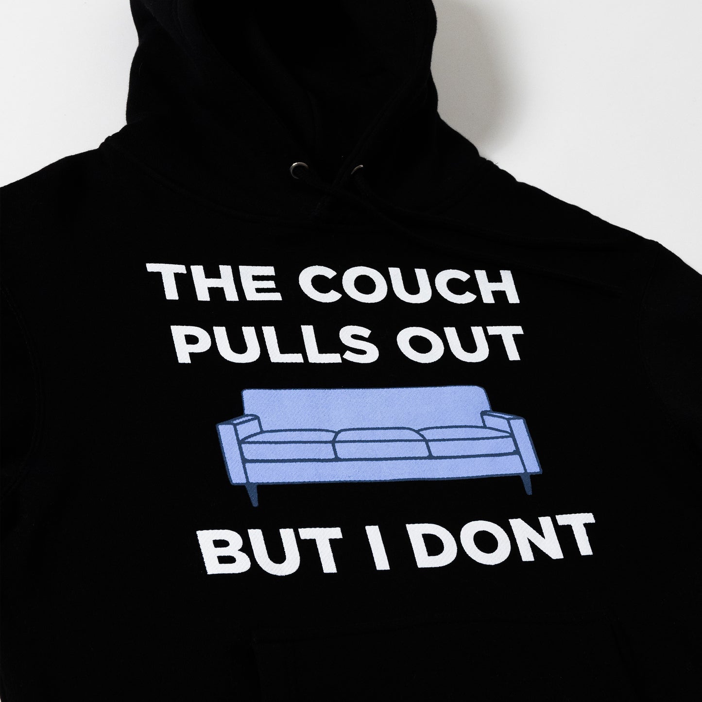 Load image into Gallery viewer, Pull Out Couch Black Hoodie
