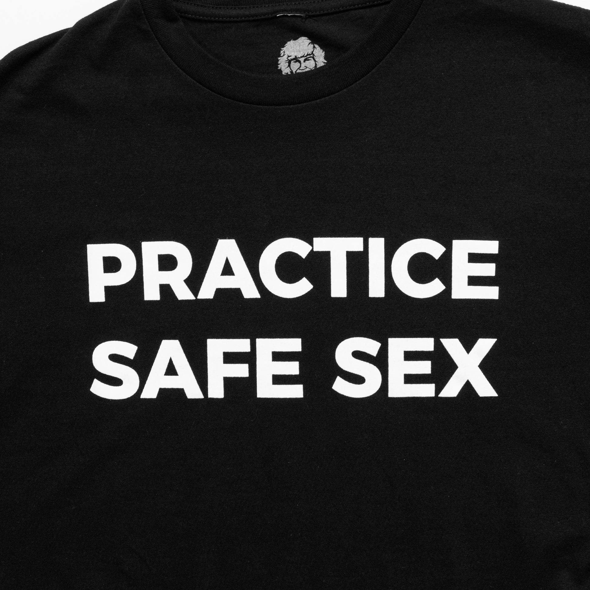 Practice Safe Sex Black Tee