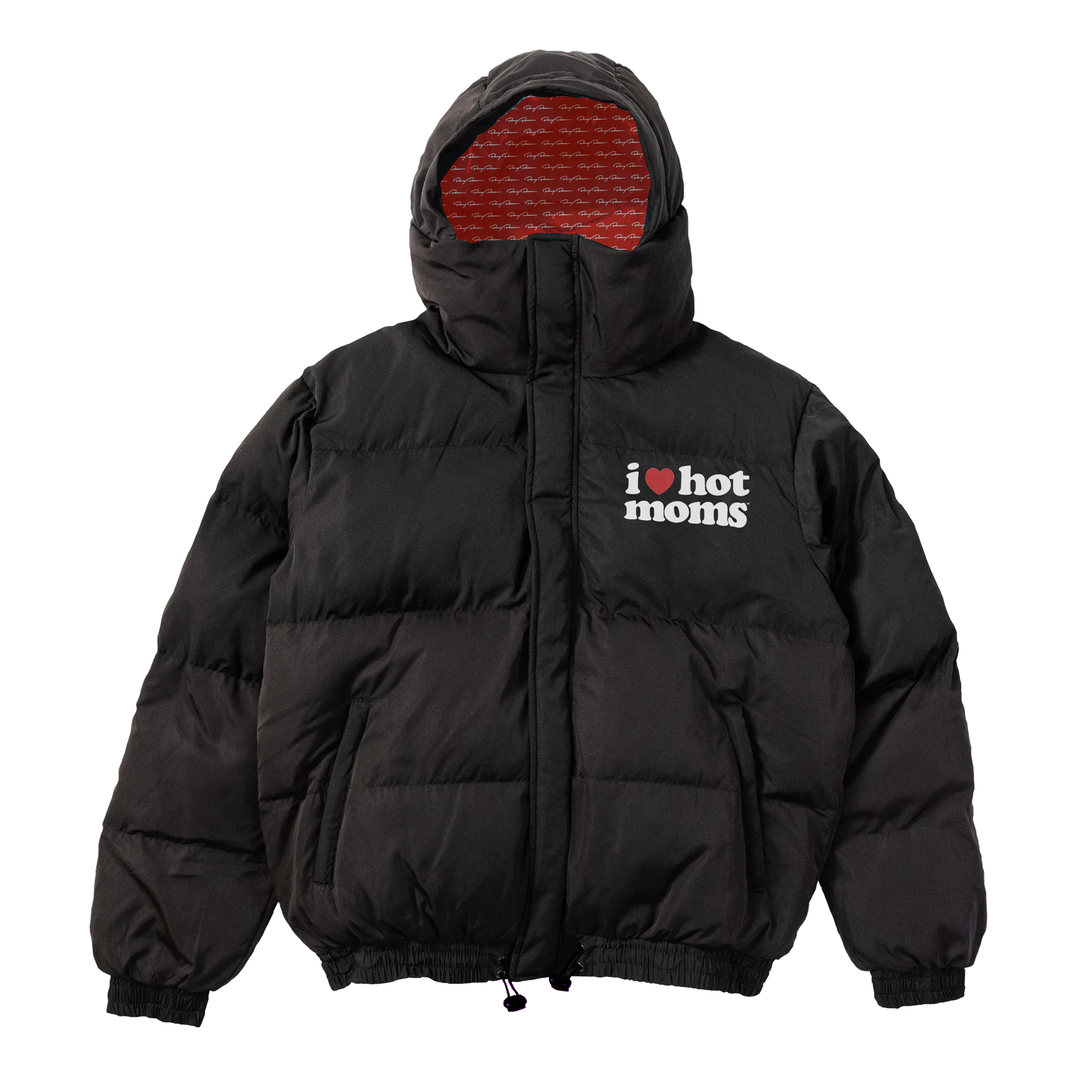 I Heart Hot Moms Puffer Jacket