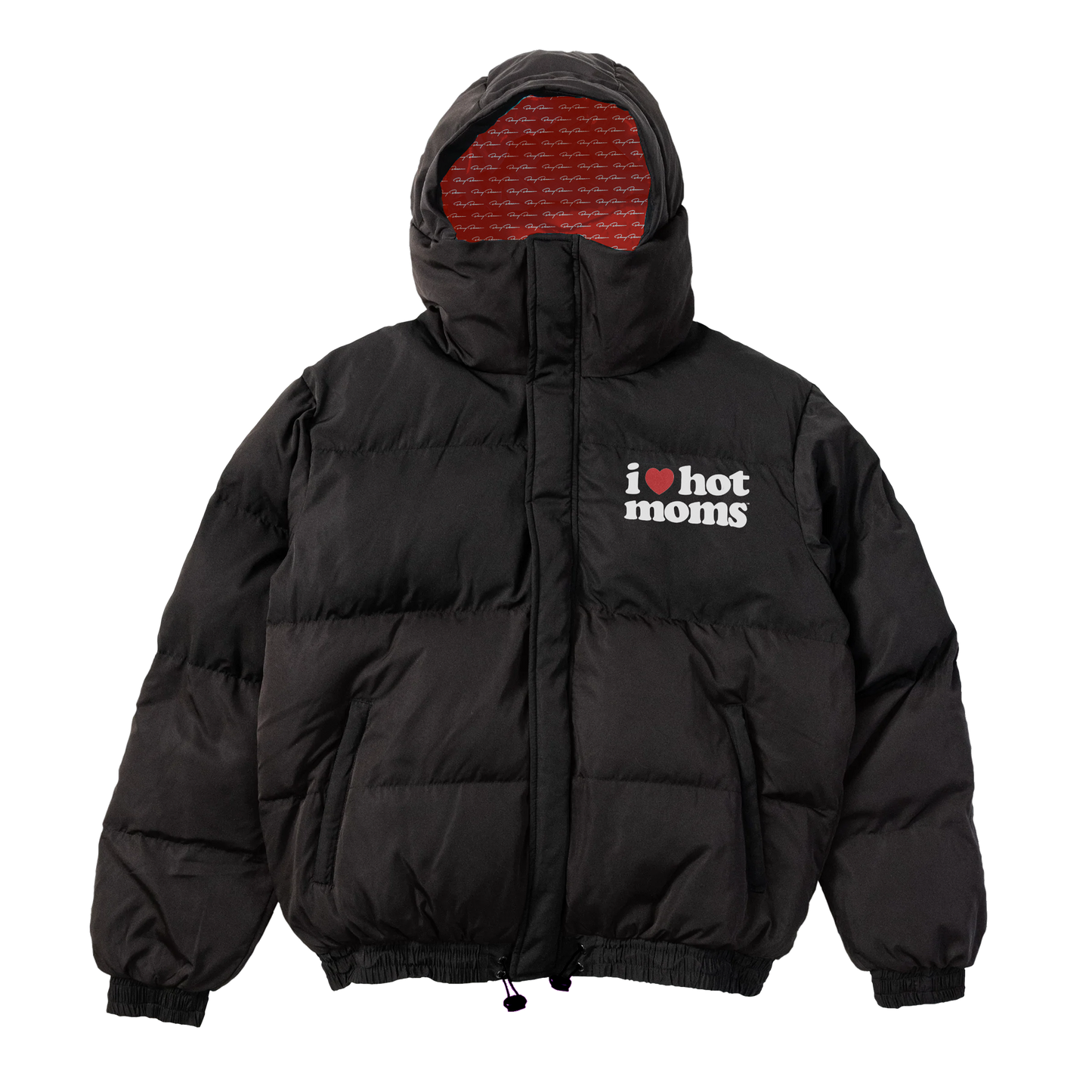 I Heart Hot Moms Puffer Jacket