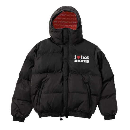 I Heart Hot Moms Puffer Jacket