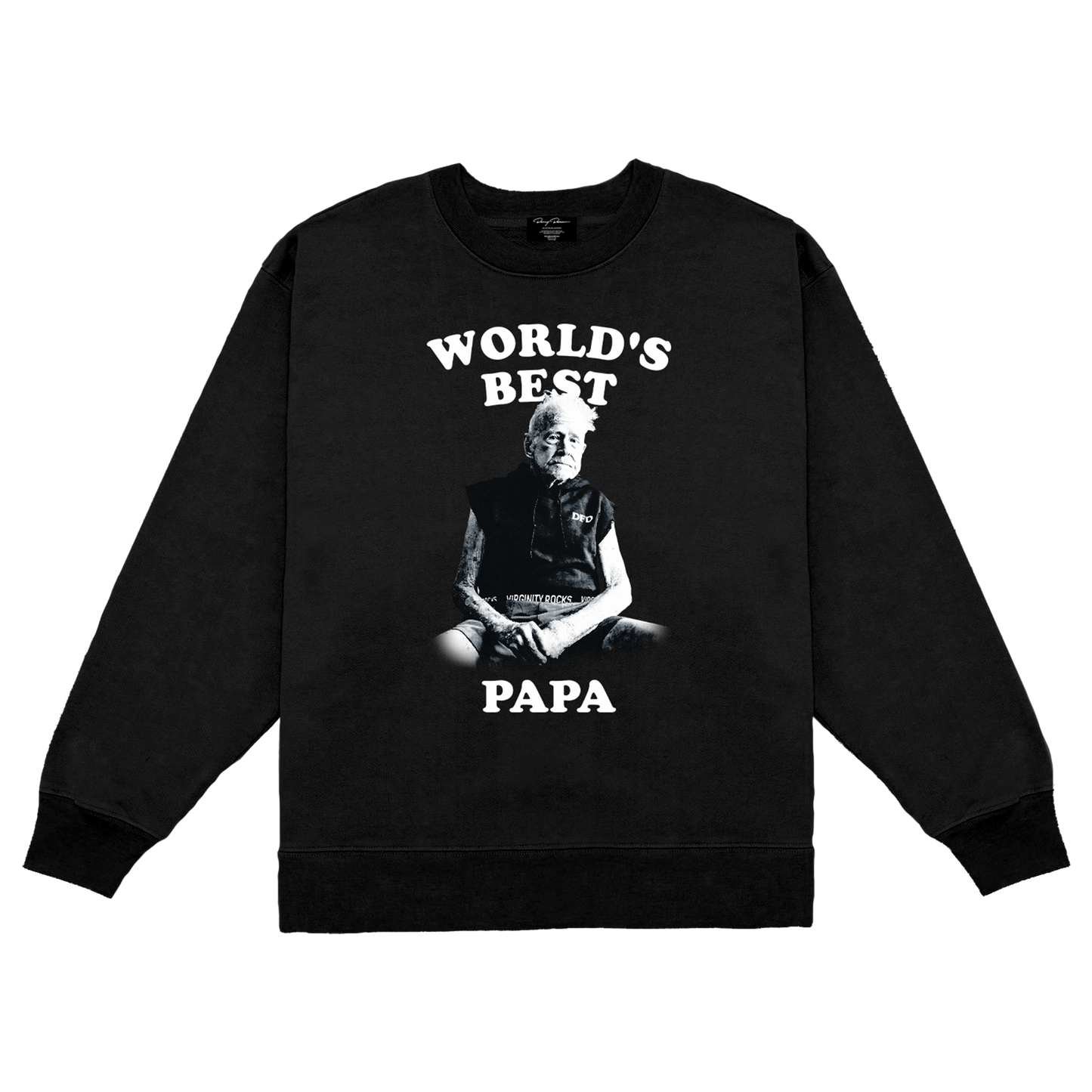 Worlds Best Papa Black Crewneck