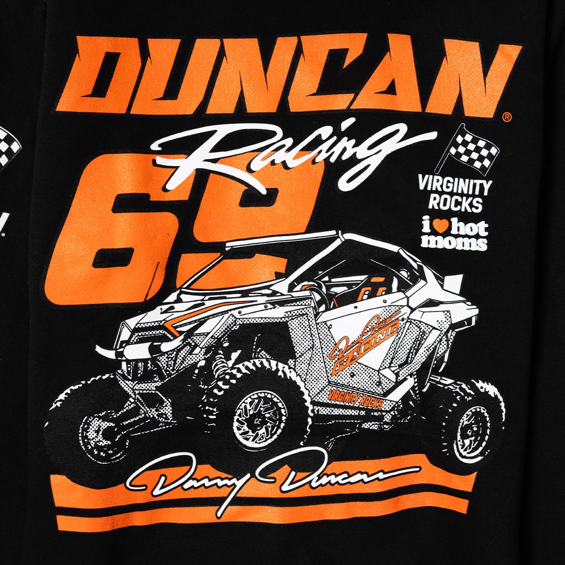 RZR Racing Black Hoodie - Danny Duncan