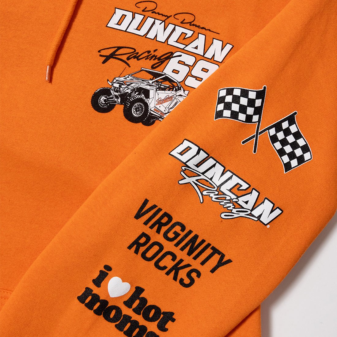 RZR Racing Orange Hoodie - Danny Duncan