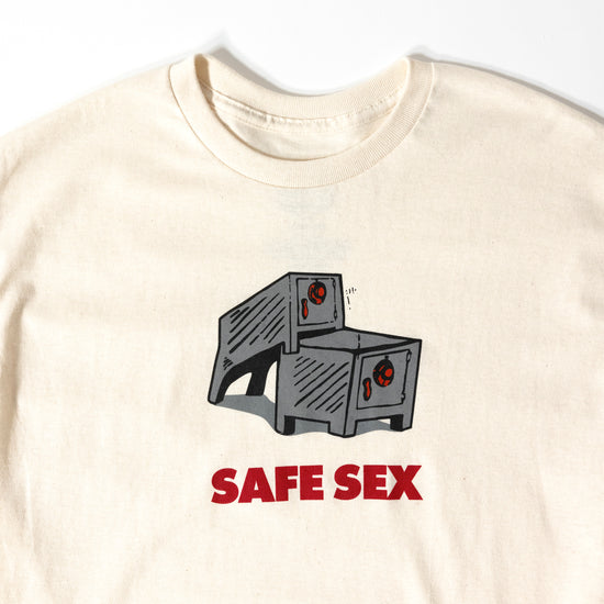 Load image into Gallery viewer, Safe Sex Natural Tee
