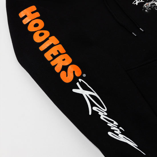 Load image into Gallery viewer, Rzr Hooters Racing Black Hoodie
