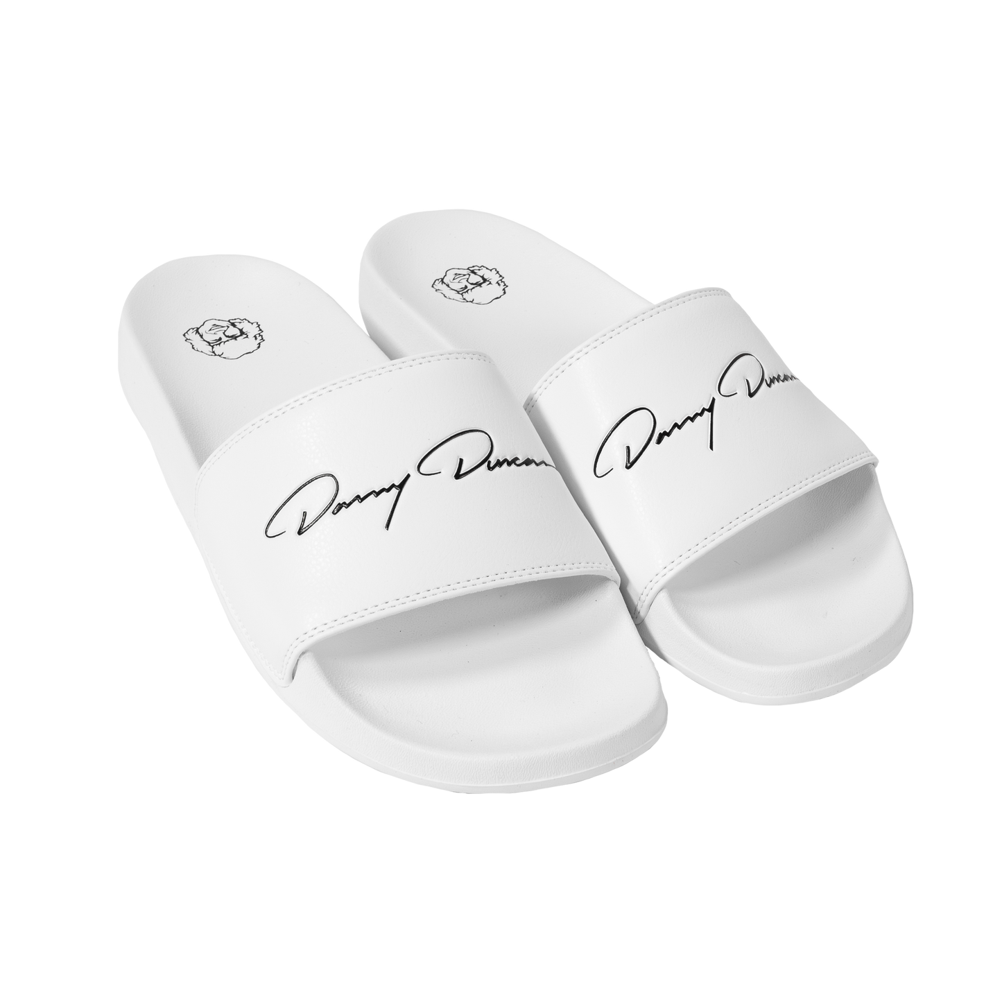 Danny Duncan White Signature Slides