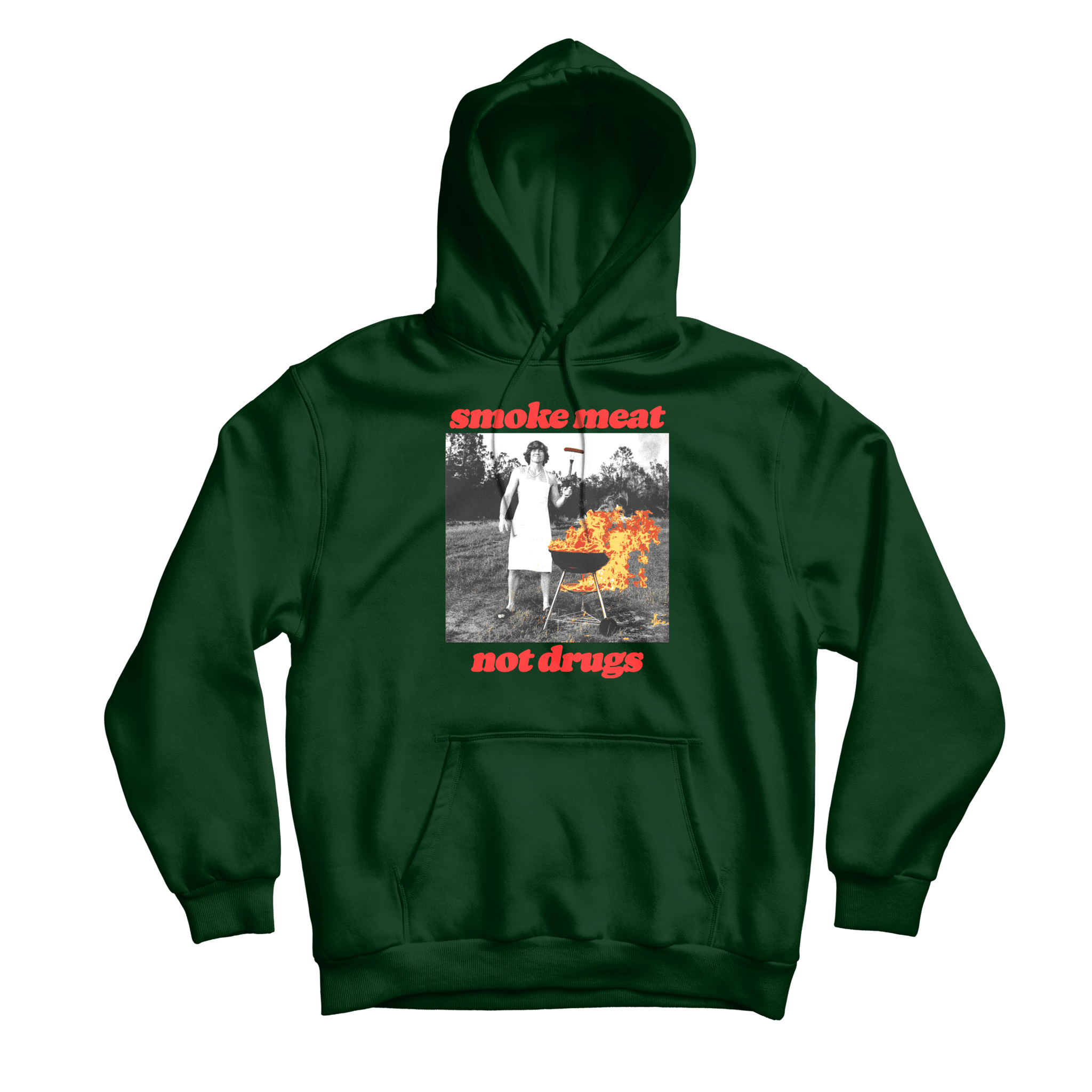 Smoke Meat Not Drugs Forest Hoodie - Danny Duncan