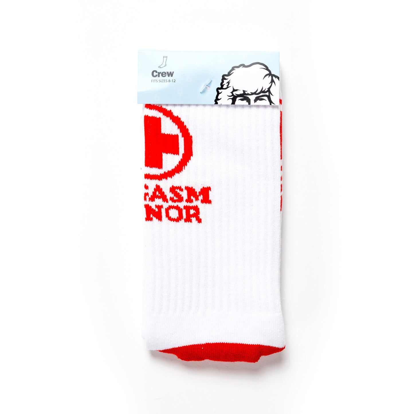 Orgasm Donor White Socks