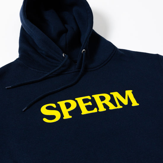 Load image into Gallery viewer, Sperm Navy Hoodie
