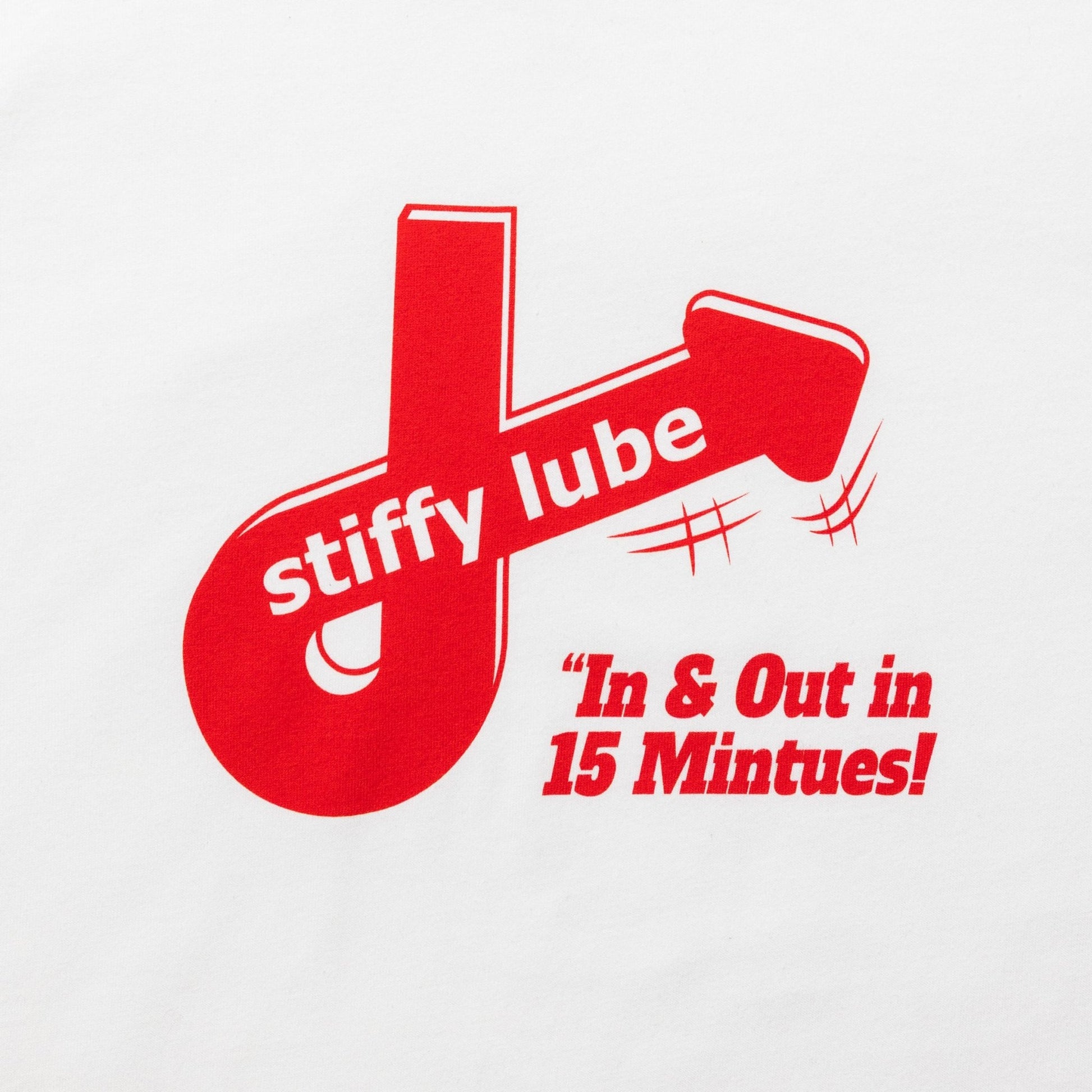 Stiffy Lube White Tee - Danny Duncan