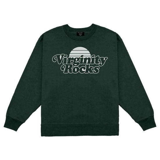 Virginity Rocks Sun Forest Crewneck