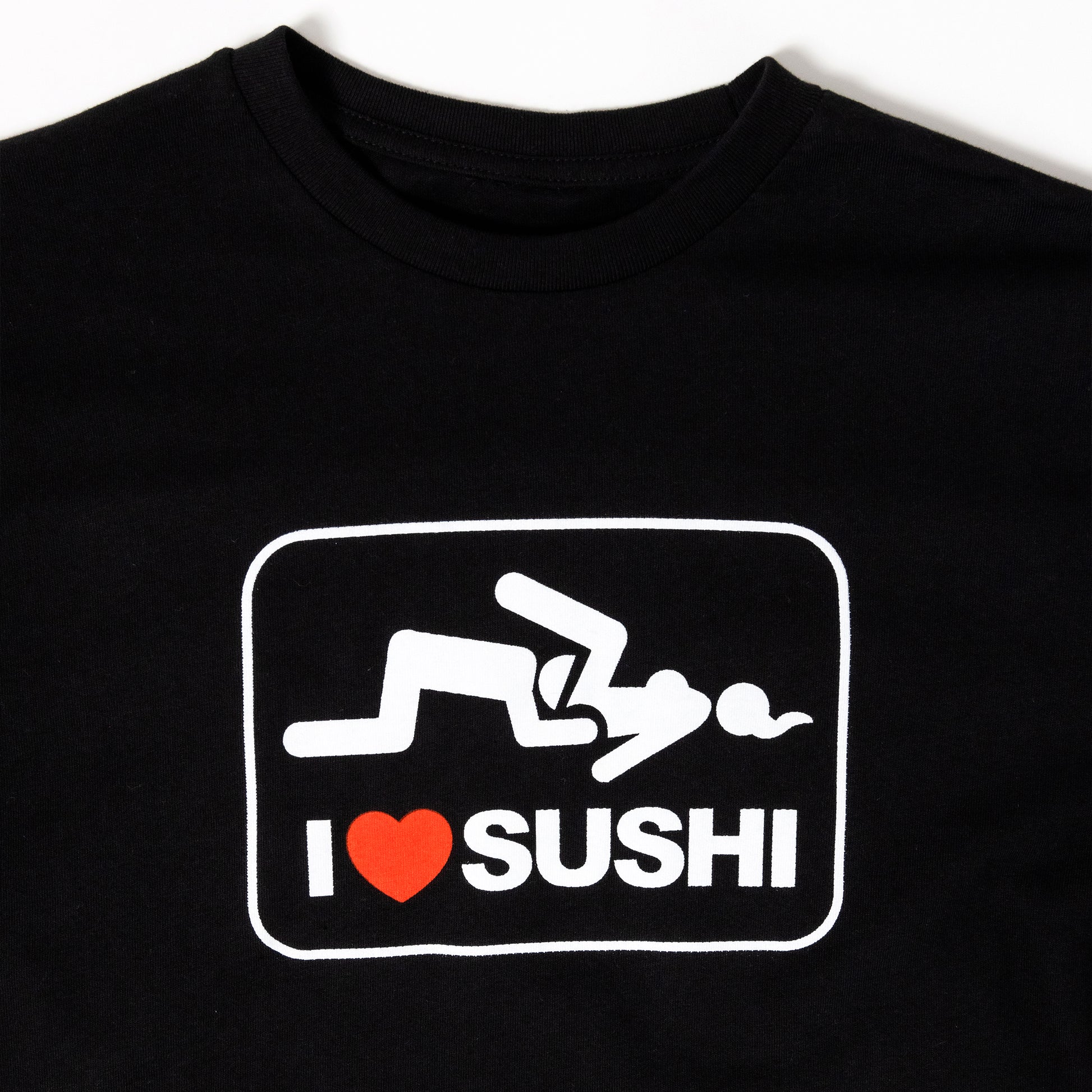 I Heart Sushi Black Tee