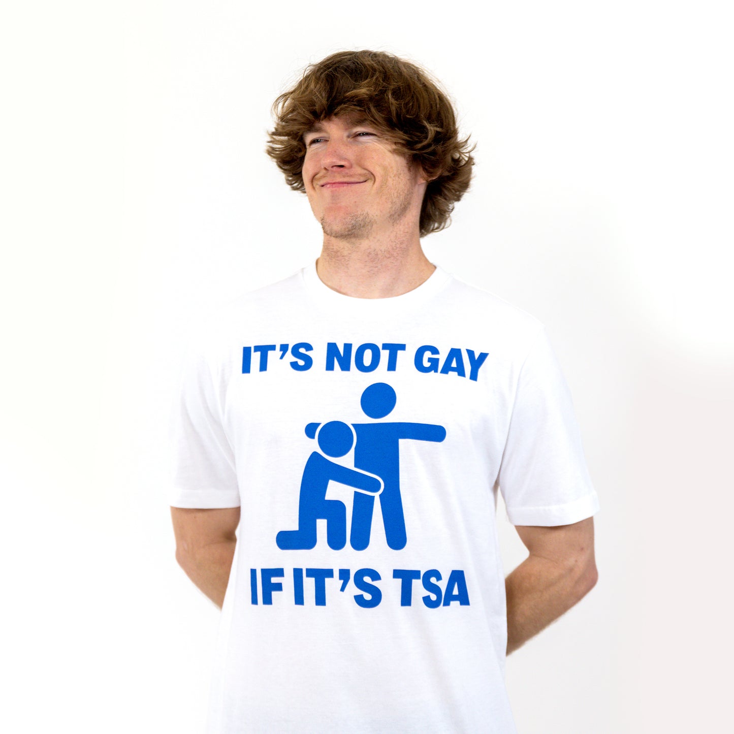 It's Not Gay White Tee
